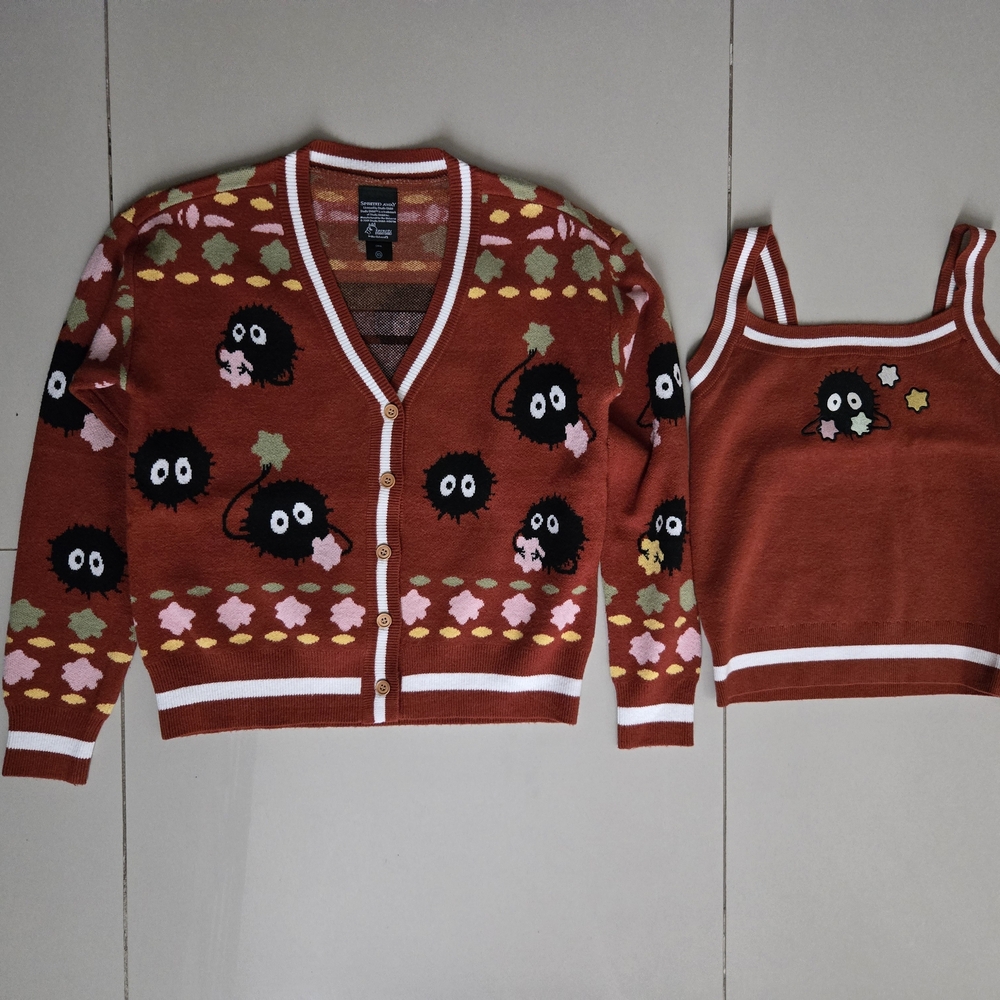 Studio Ghibli Boxlunch Brownish Cardigan and Tank Top Set Spirited Away